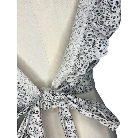 American Eagle Floral Tie Crop Top - Women’s XL NEW - Picture 6 of 8